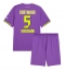 Borussia Dortmund Ramy Bensebaini #5 Derde tenue Kids 2026-27 Korte Mouwen (+ broek)