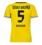 Borussia Dortmund Ramy Bensebaini #5 Thuis tenue Dames 2026-27 Korte Mouwen