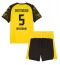Borussia Dortmund Ramy Bensebaini #5 Thuis tenue Kids 2025-26 Korte Mouwen (+ broek)