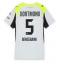Borussia Dortmund Ramy Bensebaini #5 Uit tenue Dames 2025-26 Korte Mouwen