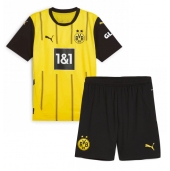 Borussia Dortmund Thuis tenue Kids 2024-25 Korte Mouwen (+ broek)