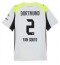 Borussia Dortmund Yan Couto #2 Uit tenue 2025-26 Korte Mouwen