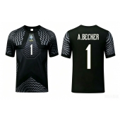 Brazilië Alisson Becker #1 Keeper Thuis tenue WK 2026 Korte Mouwen