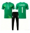 Brazilië Alisson Becker #1 Keeper Uit tenue Kids WK 2026 Korte Mouwen (+ broek)
