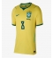 Brazilië Bruno Guimaraes #8 Thuis tenue Dames WK 2026 Korte Mouwen