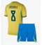 Brazilië Bruno Guimaraes #8 Thuis tenue Kids WK 2026 Korte Mouwen (+ broek)
