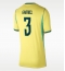 Brazilië Gabriel Magalhaes #3 Thuis tenue Dames WK 2026 Korte Mouwen