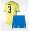 Brazilië Gabriel Magalhaes #3 Thuis tenue Kids WK 2026 Korte Mouwen (+ broek)