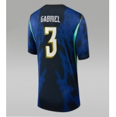 Brazilië Gabriel Magalhaes #3 Uit tenue Dames WK 2026 Korte Mouwen