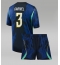Brazilië Gabriel Magalhaes #3 Uit tenue Kids WK 2026 Korte Mouwen (+ broek)