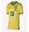 Brazilië Lucas Paqueta #20 Thuis tenue Dames WK 2026 Korte Mouwen