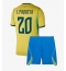 Brazilië Lucas Paqueta #20 Thuis tenue Kids WK 2026 Korte Mouwen (+ broek)