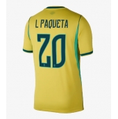 Brazilië Lucas Paqueta #20 Thuis tenue WK 2026 Korte Mouwen