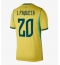 Brazilië Lucas Paqueta #20 Thuis tenue WK 2026 Korte Mouwen