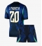 Brazilië Lucas Paqueta #20 Uit tenue Kids WK 2026 Korte Mouwen (+ broek)