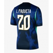 Brazilië Lucas Paqueta #20 Uit tenue WK 2026 Korte Mouwen