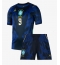 Brazilië Matheus Cunha #9 Uit tenue Kids WK 2026 Korte Mouwen (+ broek)