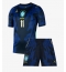 Brazilië Raphinha Belloli #11 Uit tenue Kids WK 2026 Korte Mouwen (+ broek)