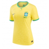 Brazilië Thuis tenue Dames WK 2022 Korte Mouwen