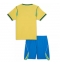 Brazilië Thuis tenue Kids WK 2026 Korte Mouwen (+ broek)