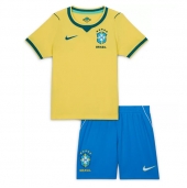 Brazilië Thuis tenue Kids WK 2026 Korte Mouwen (+ broek)
