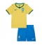 Brazilië Thuis tenue Kids WK 2026 Korte Mouwen (+ broek)