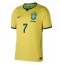 Brazilië Vinicius Junior #7 Thuis tenue WK 2026 Korte Mouwen