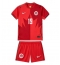 Canada Alphonso Davies #19 Thuis tenue Kids WK 2026 Korte Mouwen (+ broek)
