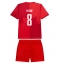 Canada Ismael Kone #8 Thuis tenue Kids WK 2026 Korte Mouwen (+ broek)