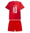 Canada Jonathan David #10 Thuis tenue Kids WK 2026 Korte Mouwen (+ broek)
