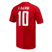 Canada Jonathan David #10 Thuis tenue WK 2026 Korte Mouwen