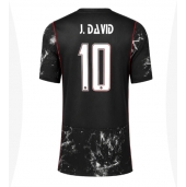 Canada Jonathan David #10 Uit tenue Dames WK 2026 Korte Mouwen