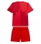 Canada Thuis tenue Kids WK 2026 Korte Mouwen (+ broek)