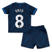 Chelsea Enzo Fernandez #8 Uit tenue Kids 2023-24 Korte Mouwen (+ broek)