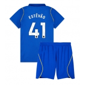 Chelsea Estevao Willian #41 Thuis tenue Kids 2026-27 Korte Mouwen (+ broek)