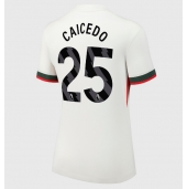 Chelsea Moises Caicedo #25 Uit tenue Dames 2025-26 Korte Mouwen