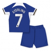 Chelsea Raheem Sterling #7 Thuis tenue Kids 2023-24 Korte Mouwen (+ broek)