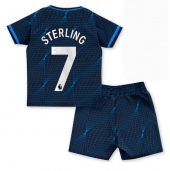 Chelsea Raheem Sterling #7 Uit tenue Kids 2023-24 Korte Mouwen (+ broek)
