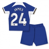 Chelsea Reece James #24 Thuis tenue Kids 2023-24 Korte Mouwen (+ broek)