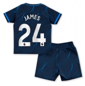 Chelsea Reece James #24 Uit tenue Kids 2023-24 Korte Mouwen (+ broek)
