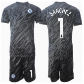 Chelsea Robert Sanchez #1 Keeper Uit tenue Kids 2024-25 Korte Mouwen (+ broek)