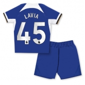 Chelsea Romeo Lavia #45 Thuis tenue Kids 2023-24 Korte Mouwen (+ broek)