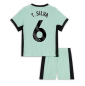 Chelsea Thiago Silva #6 Derde tenue Kids 2023-24 Korte Mouwen (+ broek)