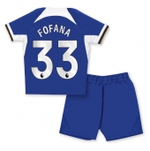 Chelsea Wesley Fofana #33 Thuis tenue Kids 2023-24 Korte Mouwen (+ broek)