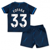 Chelsea Wesley Fofana #33 Uit tenue Kids 2023-24 Korte Mouwen (+ broek)
