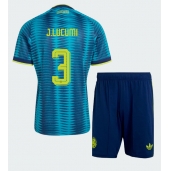 Colombia Jhon Lucumi #3 Uit tenue Kids WK 2026 Korte Mouwen (+ broek)