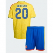 Colombia Juan Fernando Quintero #20 Thuis tenue Kids WK 2026 Korte Mouwen (+ broek)