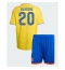 Colombia Juan Fernando Quintero #20 Thuis tenue Kids WK 2026 Korte Mouwen (+ broek)