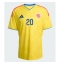 Colombia Juan Fernando Quintero #20 Thuis tenue WK 2026 Korte Mouwen