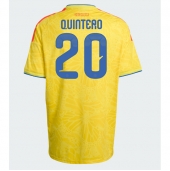 Colombia Juan Fernando Quintero #20 Thuis tenue WK 2026 Korte Mouwen